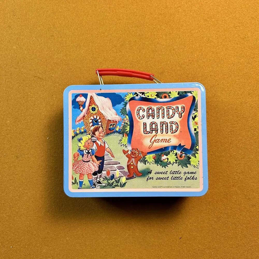 Vintage Candy‎ Land Tin Lunch Box(1997) - Classic 1967 Artwork